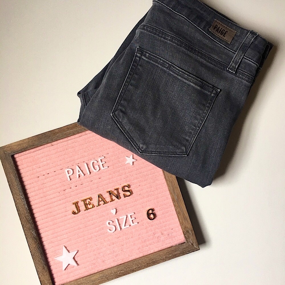 Grey Paige Jeans Horton Ultra Skinny Size 29